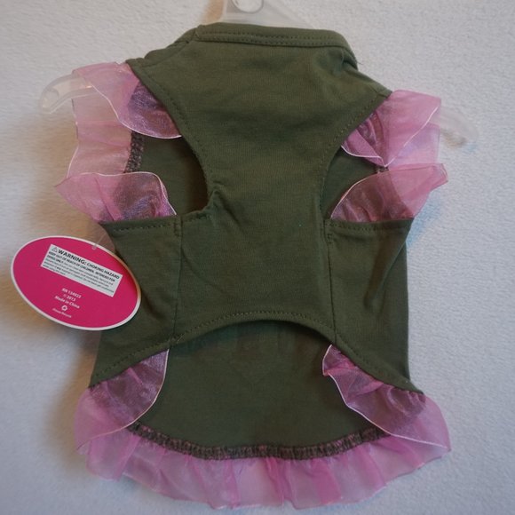NWT Dog Shirt Green and Pink Major Cutie - Picture 2 of 2